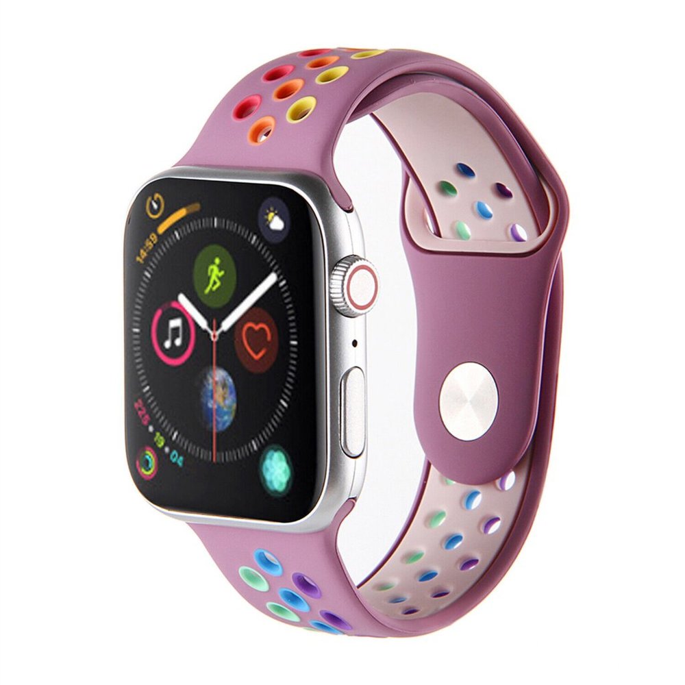 Silicone Replacement Watch Strap for Apple Watch - Picture 6 of 17